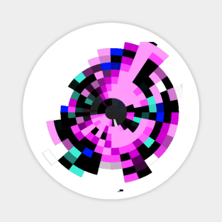 Mosaic Twist (Pink) Magnet